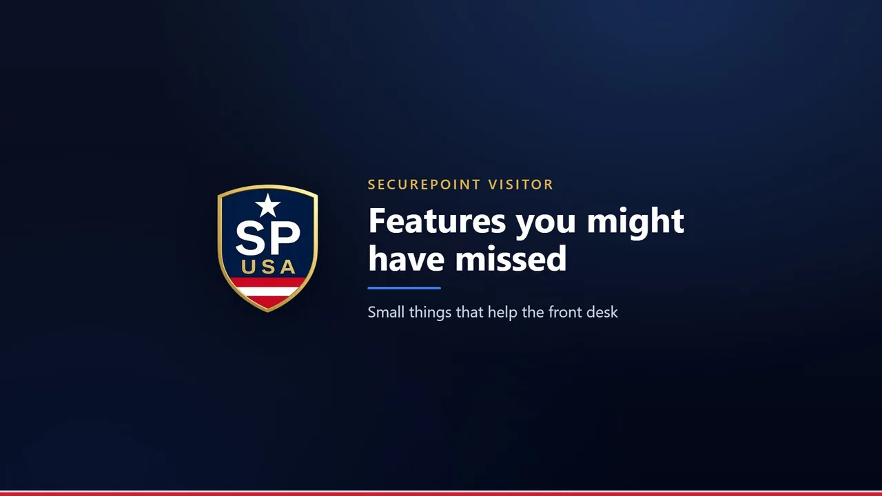 Features you might have missed
