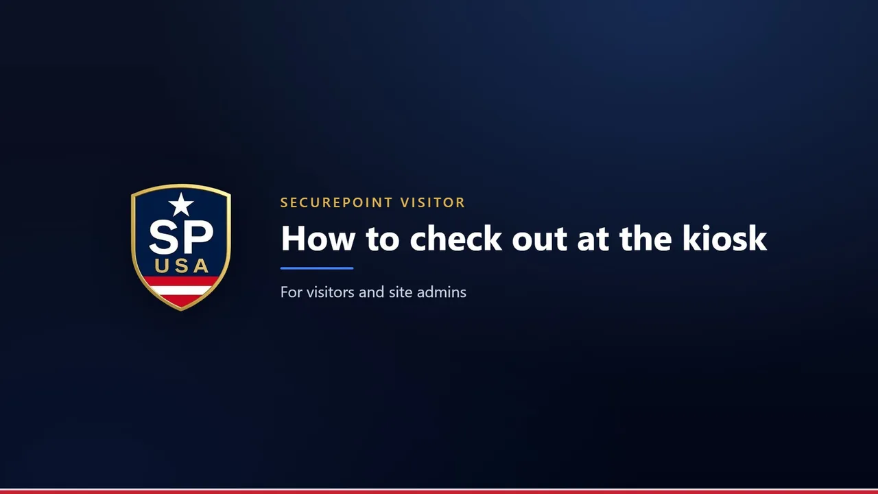 How to check out at the kiosk